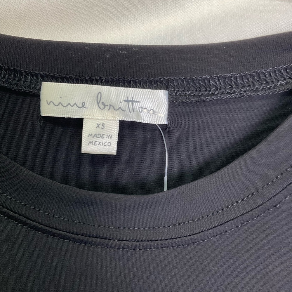 Nine Britton Black Ruched Mini Dress - Picture 3 of 7